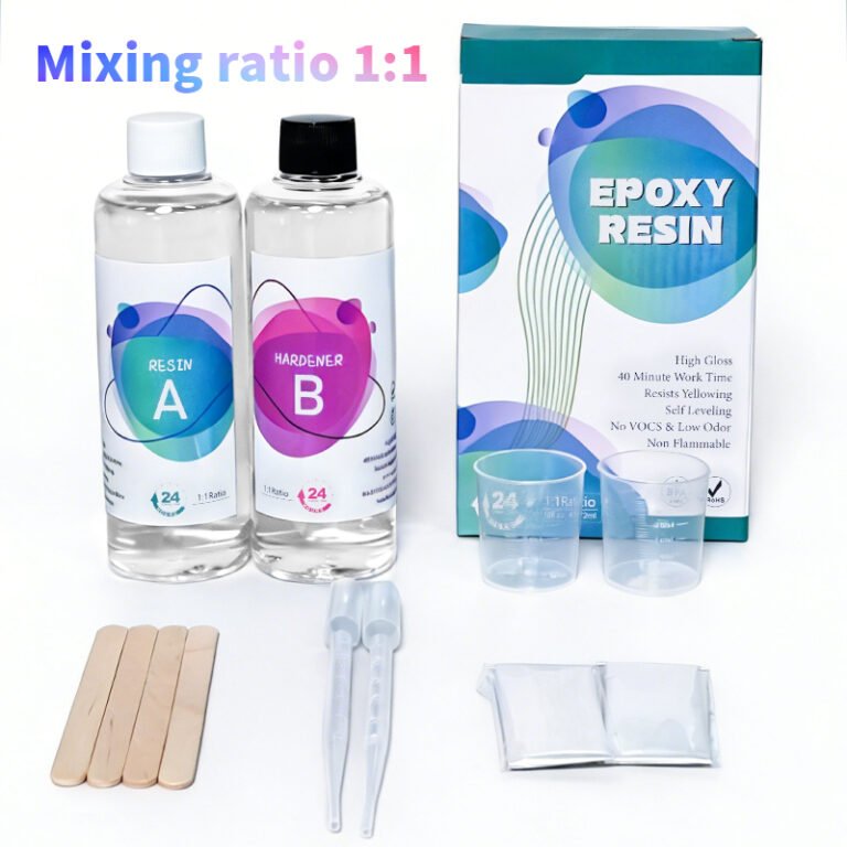 1:1 Ratio Epoxy Resin AB Glue High Transparent Crystal Clear