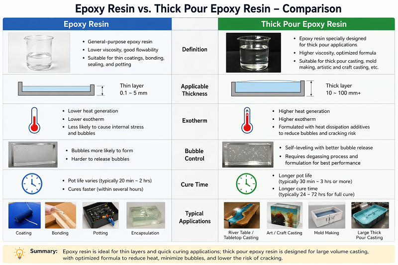 Deep Pour Epoxy Resin Vs Standard Epoxy1