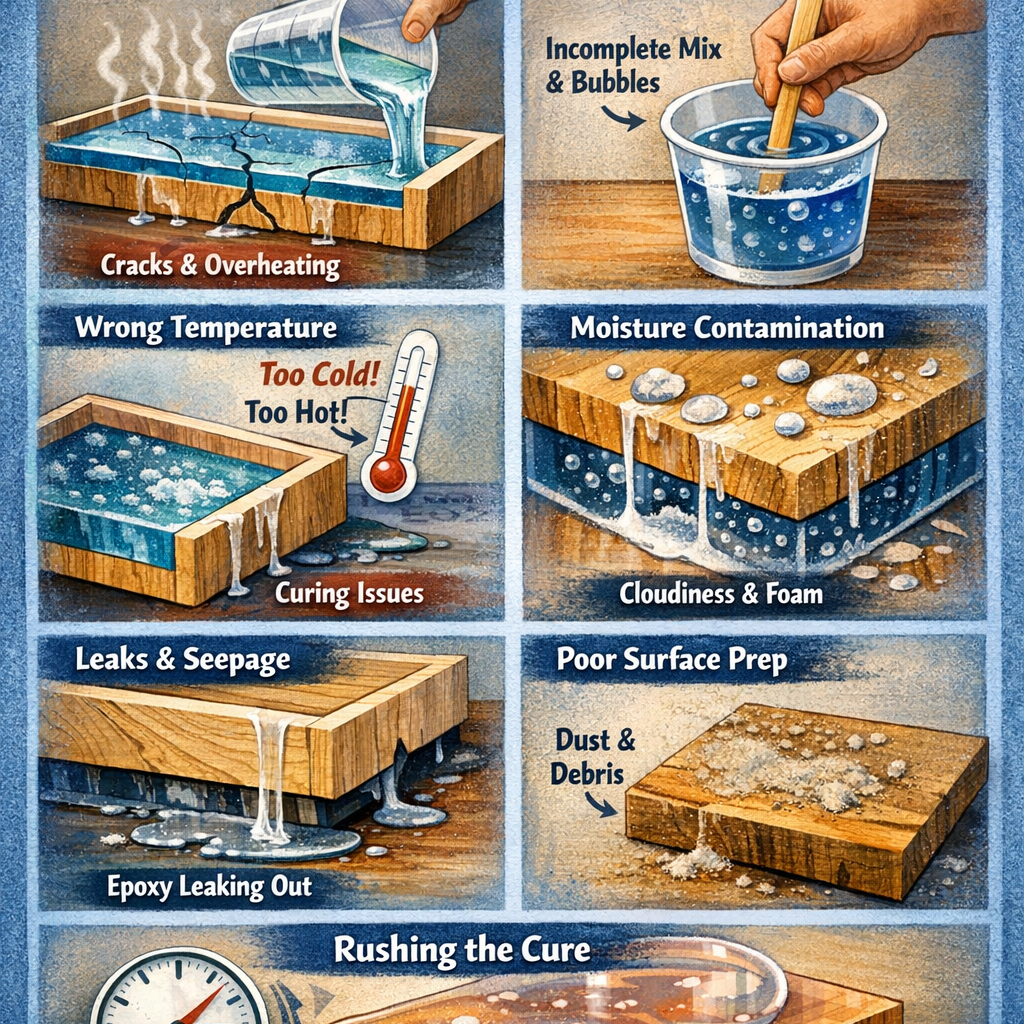 What Are Common Deep Pour Epoxy Mistakes