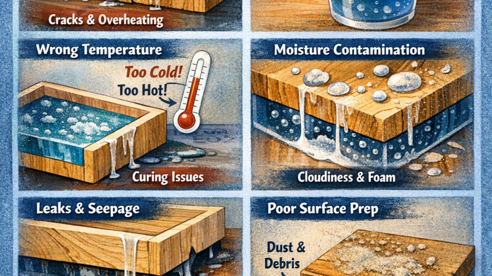 What Are Common Deep Pour Epoxy Mistakes
