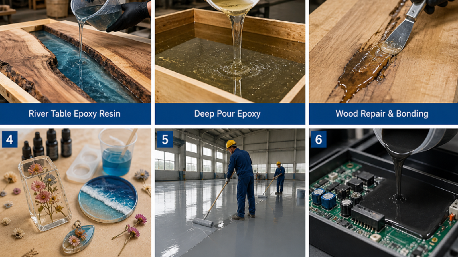 10 Real World Applications Of Epoxy Resin From Industrial Coatings To Home Diy