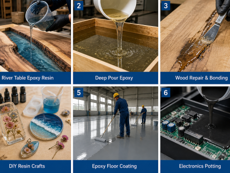 10 Real World Applications Of Epoxy Resin From Industrial Coatings To Home Diy