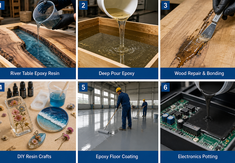 10 Real World Applications Of Epoxy Resin From Industrial Coatings To Home Diy