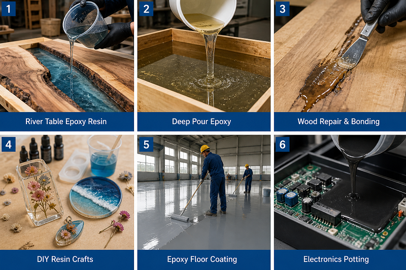 10 Real World Applications Of Epoxy Resin From Industrial Coatings To Home Diy