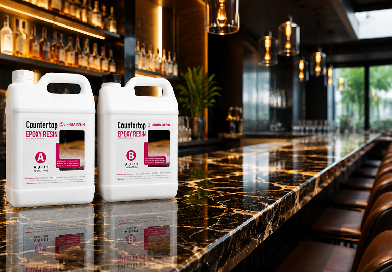 How To Bulk Refinish Restaurant & Bar Countertops With High Gloss Table Top Epoxy