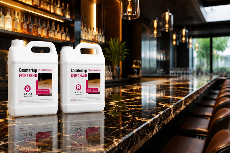 How To Bulk Refinish Restaurant & Bar Countertops With High Gloss Table Top Epoxy
