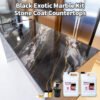 Black Exotic Marble Epoxy Kit With Table Top Epoxy Resin For Countertops & Surface Coating