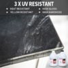 Black Exotic Marble Epoxy Kit With Table Top Epoxy Resin For Countertops & Surface Coating (3)