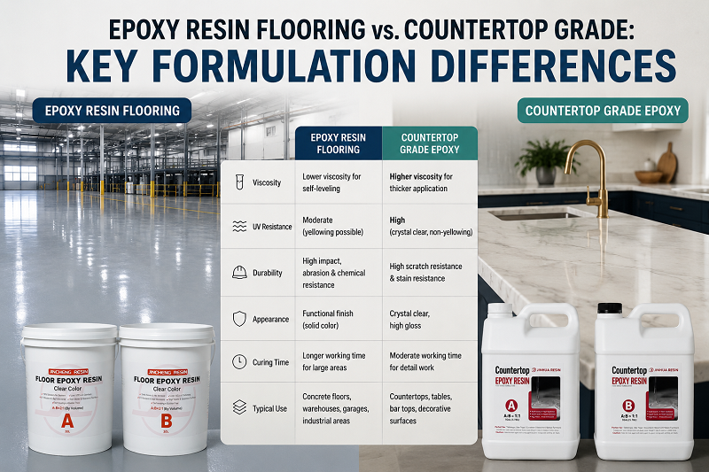 Epoxy Resin Flooring Vs. Countertop Grade