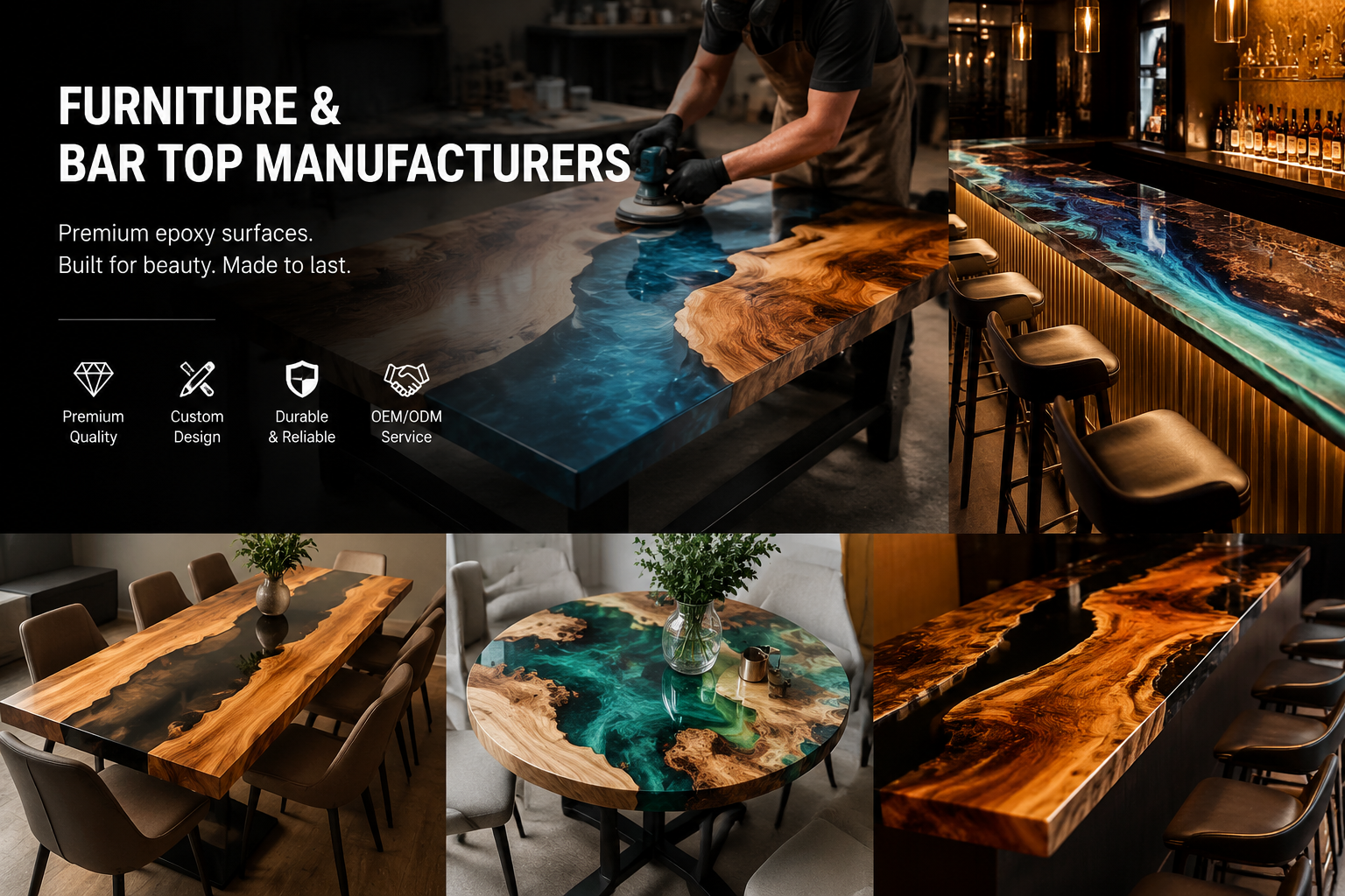 Furniture & Bar Top Manufacturers