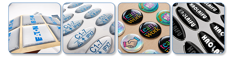 Epoxy Resin Dome Labels 1