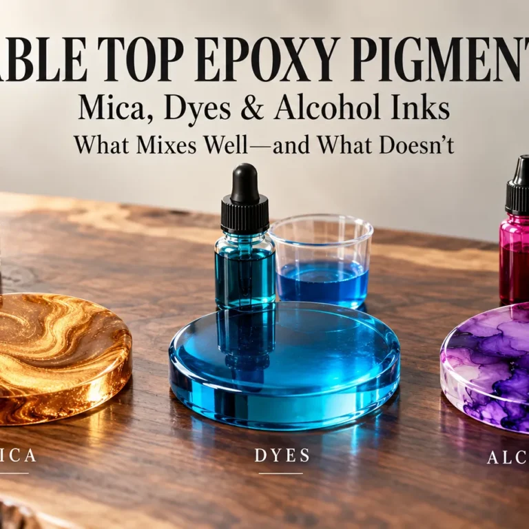 Table Top Epoxy Pigments